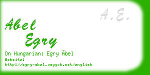 abel egry business card
